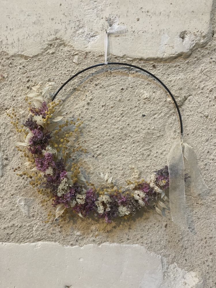 Couronne fleurie